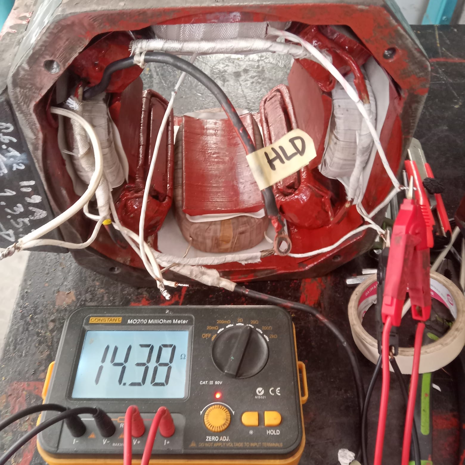 Motor rewinding